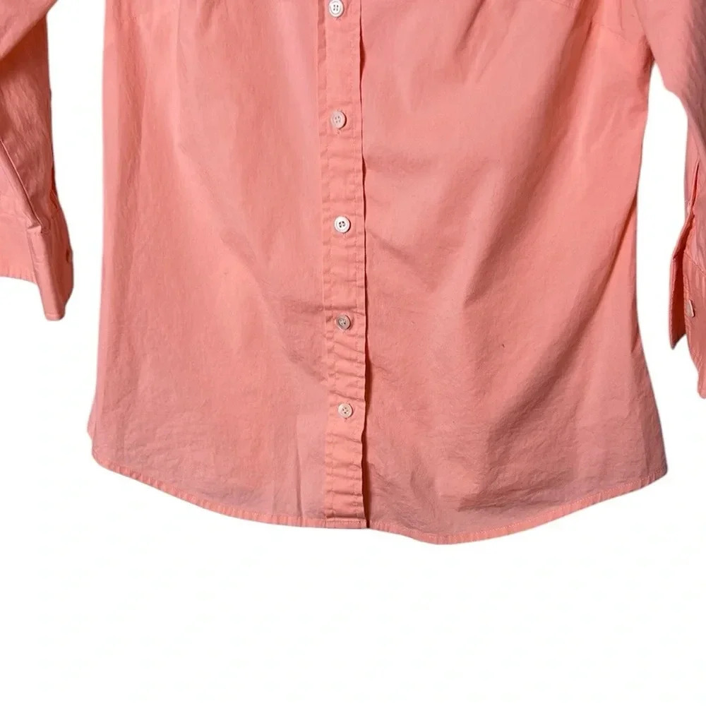 J,Crew cotton blouse,shirt,sz S, EC, office,minimalist,lagenlook,sustainable - Picture 6 of 16